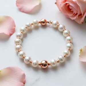 Rose Pearl Bracelet