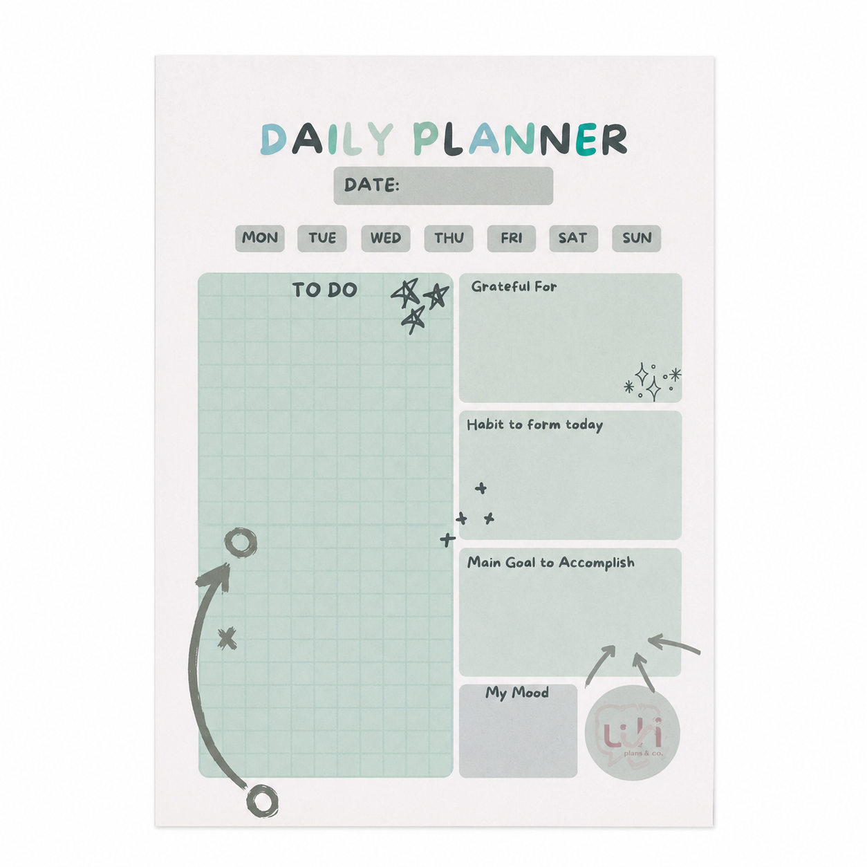 Daily, Weekly and Monthly Planner Bundle - Image 16