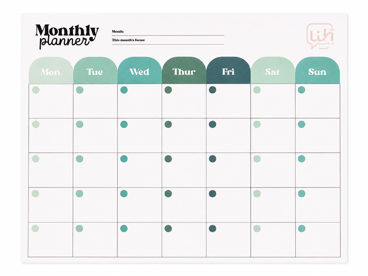 Daily, Weekly and Monthly Planner Bundle - Image 18