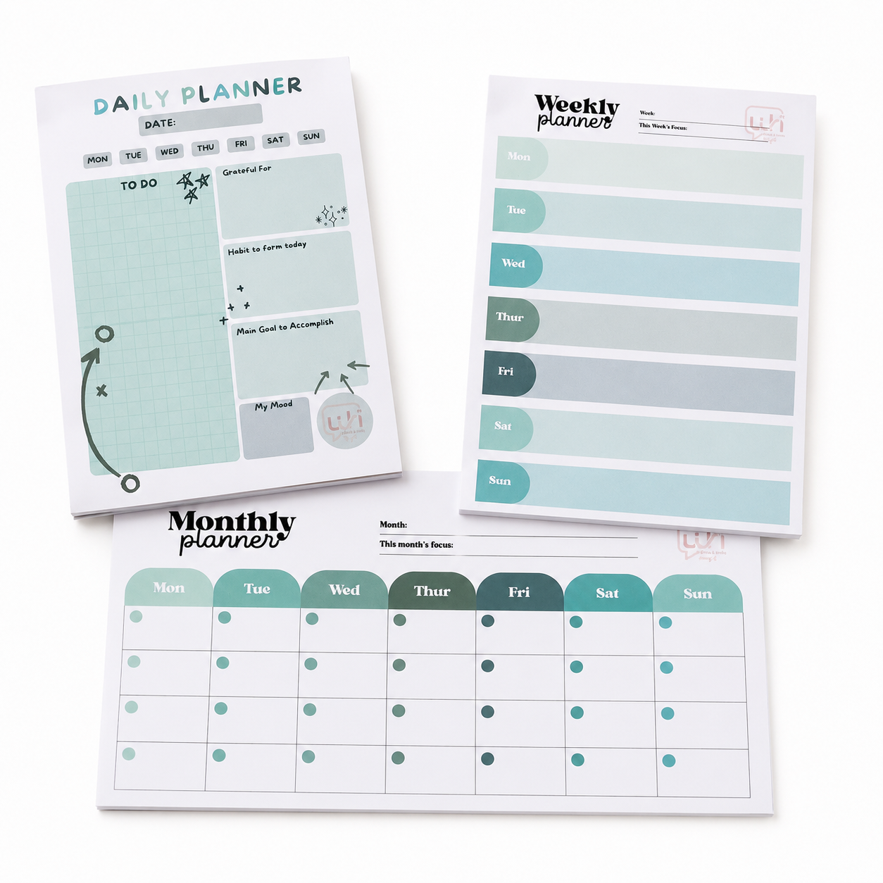 Daily, Weekly and Monthly Planner Bundle - Image 19