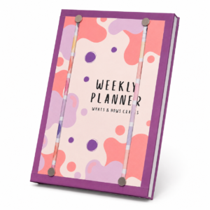 Sliding Cover Weekly Planner